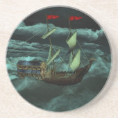 Een Onderzetter van het Zee van de Wilde en van de (Voorkant)