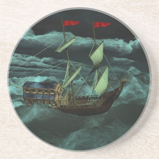 Een Onderzetter van het Zee van de Wilde en van de (Voorkant)