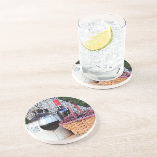 Een Onderzetter wijn (Zijkant)