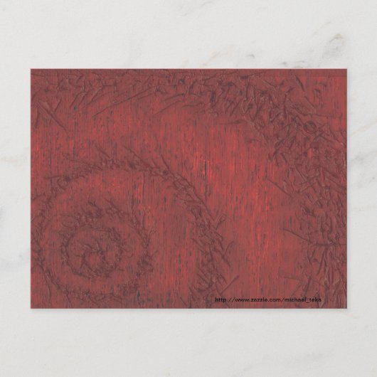 Een onderzoek in Koru no1 briefkaart (Voorkant)