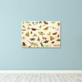 Een onderzoek naar insecten canvas afdruk (Insitu (Houten vloer))