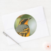 Een ondoordringbaar maar mooi gevarieerd spruitstu ronde sticker (Envelop)