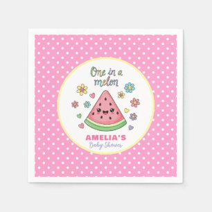 Een One in a Melon Celebration Baby shower Servet