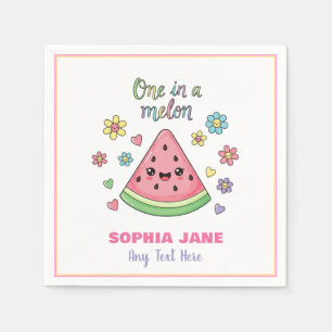 Een One in a Melon Celebration Papier servet