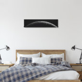 Een onecht landschap van de maan van Saturnus Canvas Afdruk (Insitu (Slaapkamer))