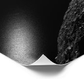 Een onecht landschap van de maan van Saturnus Foto Afdruk (Hoek)