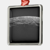Een onecht landschap van de maan van Saturnus Metalen Ornament (Links)