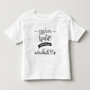 Een Onederful Wilde Avonturen T-Shirt Peuter T Shi