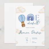 Een Onederfull! 1e verjaardag  Kaart (Voorkant / Achterkant)