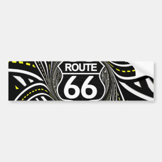 Een oneindige fractale weg op de Legendary Route 6 Bumpersticker