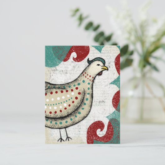 Een onernstig Briefkaart (Staand voorkant)