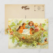 Een ongebruikelijke theepartij. briefkaart (Voorkant / Achterkant)