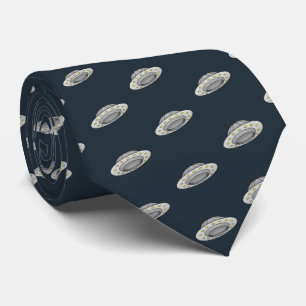 Een ongeïdentificeerd vliegend object UFO Stropdas