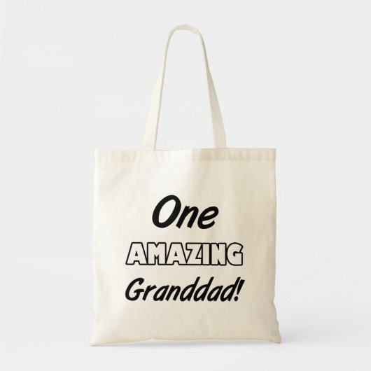 Eén ongelooflijke opa tote bag (Voorkant)