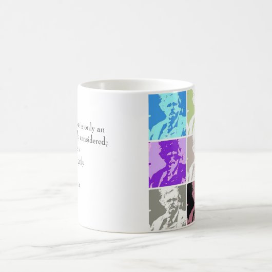 "Een ongemak is slechts een avontuur..." mok (Center)