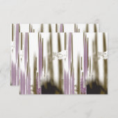 Een ongerept meer genesteld tussen besneeuwde berg informatiekaartje (Voorkant / Achterkant)