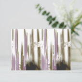 Een ongerept meer genesteld tussen besneeuwde berg informatiekaartje (Staand voorkant)