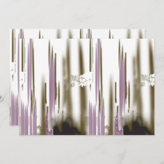 Een ongerept meer genesteld tussen besneeuwde berg kaart (Voorkant / Achterkant)