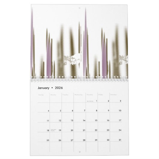 Een ongerept meer genesteld tussen besneeuwde berg kalender (Jan 2026)