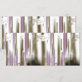 Een ongerept meer genesteld tussen besneeuwde berg menu (Voorkant / Achterkant)