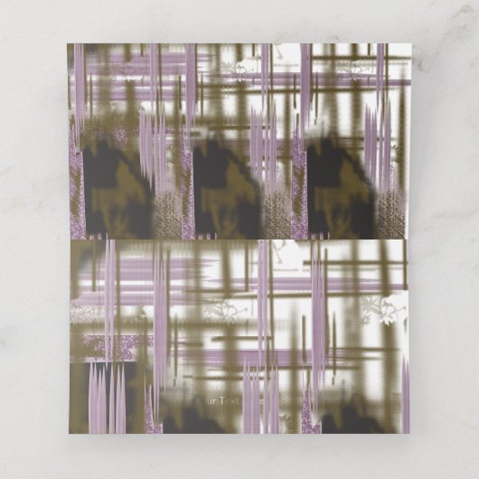 Een ongerept meer genesteld tussen besneeuwde berg plaatskaartje (Binnenkant ongevouwen)