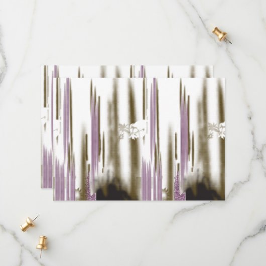 Een ongerept meer genesteld tussen besneeuwde berg save the date (Voorkant / Achterkant in situ)