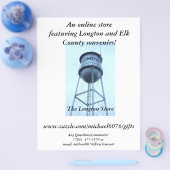 Een online winkel met Longton! Flyer (Enkel)