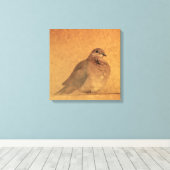 Een onnozend moment canvas afdruk (Insitu (Houten vloer))