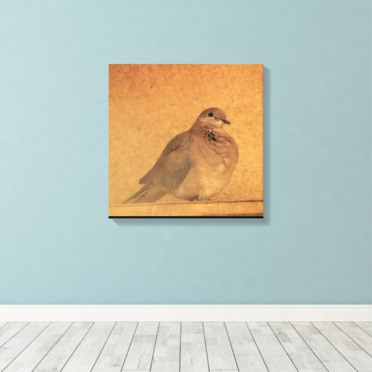 Een onnozend moment canvas afdruk (Insitu (Houten vloer))