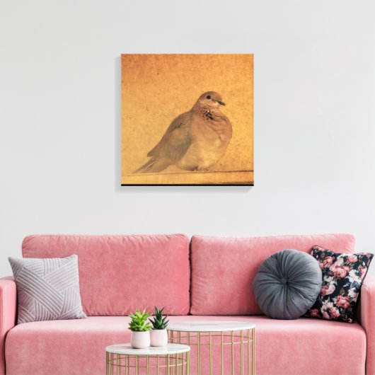 Een onnozend moment canvas afdruk (Insitu (Woonkamer))