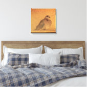 Een onnozend moment canvas afdruk (Insitu (Slaapkamer))