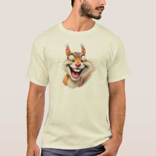 Een onopgeloste karikatuur van eekhoorn. t-shirt