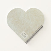 Een onrijpe perzik gepersonaliseerde compositie notitieboek (Achterkant)