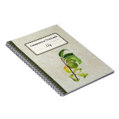 Een onrijpe perzik gepersonaliseerde compositie notitieboek (Rechterzijde)