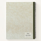 Een onrijpe perzik gepersonaliseerde compositie notitieboek (Achterkant)