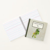 Een onrijpe perzik gepersonaliseerde compositie notitieboek (Binnen)