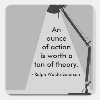 "Een ons van actie" Sticker