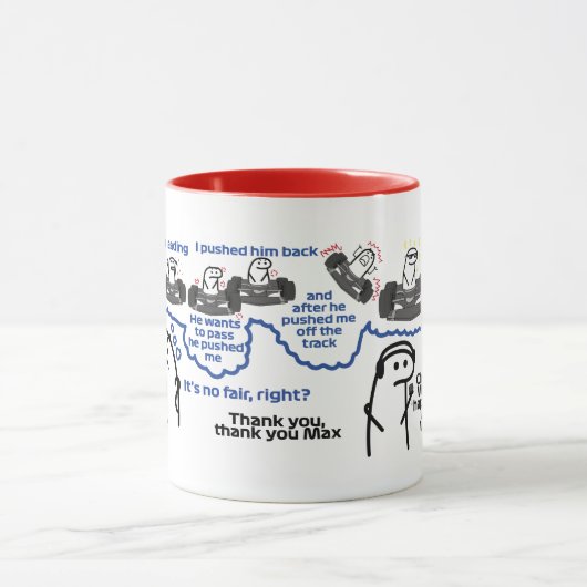 Een onschuldige F1 Mok (Midden)