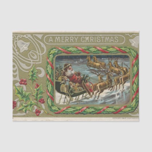 Een ontbijtkrant voor ontbijtontbijt in Gingerbroo Tissuepapier (Voorkant)