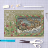 Een ontbijtkrant voor ontbijtontbijt in Gingerbroo Tissuepapier (Craft)