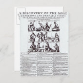 Een ontdekking van de gevaarlijkste briefkaart (Voorkant / Achterkant)