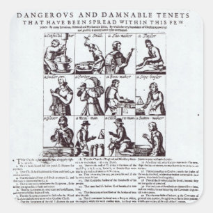 Een ontdekking van de gevaarlijkste vierkante sticker