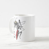 Een ontevreden mug koffiemok (Voorkant links)