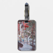 Een ontmoeten moment bagagelabel (Achterkant verticaal)