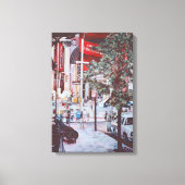 Een ontmoeten moment canvas afdruk (Voorkant)