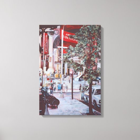 Een ontmoeten moment canvas afdruk (Voorkant)