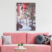 Een ontmoeten moment canvas afdruk (Insitu (Woonkamer))