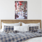 Een ontmoeten moment canvas afdruk (Insitu (Slaapkamer))