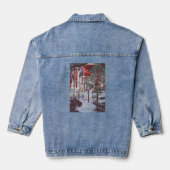 Een ontmoeten moment denim jacket (Achterkant)