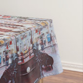 Een ontmoeten moment tafelkleed (Voorbeeld)